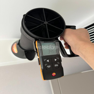 Anémomètre numérique Testo 417 haute précision avec grand capteur à hélice, mesureur de volume d'air et tachymètre - Product Image 1