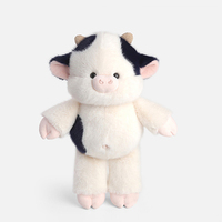 Boneka Tikus Lari Bordir Bobova, Isian Kapas PP, Kain Polyester Super Lembut, Bahan Mesh, Pereda Stres, Hadiah Ulang Tahun