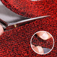 Tapis à boucle en PVC antidérapant imperméable Spaghetti Noodles Coil Outdoor Door Flooring Mat Roll Indoor & Outdoor Tapis en plastique