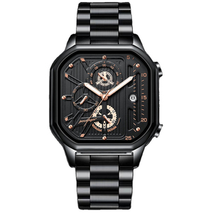 Montre à quartz pour homme, simple, tendance, avec aiguilles lumineuses, étanche, pour le quotidien et les affaires, vente en gros - Product Image 1