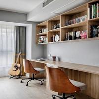 Système de bibliothèque de bureau extensible personnalisé, disposition sur mesure pour studio de freelance, petit espace de travail créatif