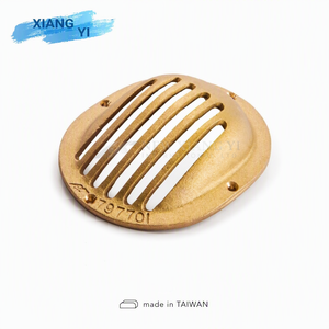 Égouttoir en bronze de 2 pouces de la marque HF, pour montage traversant, matériel marin pour accessoires de yacht et bateau, fabriqué à Taïwan - Product Image 1