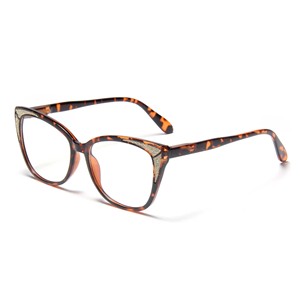 Chic e scintillante verde menta Cat-Eye <span class=keywords><strong>occhiali</strong></span> <span class=keywords><strong>da</strong></span> <span class=keywords><strong>vista</strong></span> montature ottiche in plastica <span class=keywords><strong>da</strong></span> donna <span class=keywords><strong>occhiali</strong></span> Anti luce blu per la lettura - Product Image 1