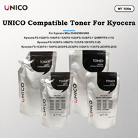 Bubuk Toner Kompatibel UNICO TK1112 TK1113 TK1114 untuk FS-1040 FS-1020 FS-1520 FS-1060 Isi Ulang Massal 500g