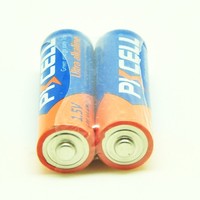 Batterie alcaline PKCELL en emballage rétractable LR6 AA Am3 Taille AA 1.5v Batteries cylindriques
