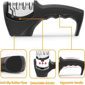 <b>Kitchen</b> Gadgets Sharpening Tools Portable Handheld 4-Stage <b>Scissor</b> Knife Sharpeners - Product Image 2