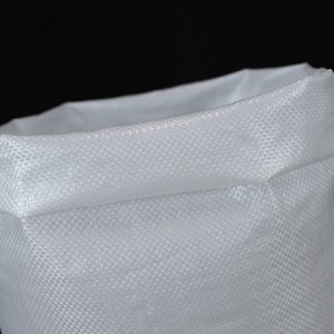 Mới Bán Buôn OEM 25Kg 50Kg Màu Trắng Tái Chế Bao Bì <span class=keywords><strong>PP</strong></span> Dệt Túi 50Kg Xi Măng Bột Gạo Phân Bón Thức Ăn Túi - Product Image 2