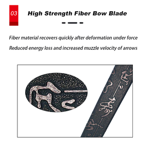 <span class=keywords><strong>Arc</strong></span> durable de 50 lb pour adultes, membres en fibre haute résistance droitiers et gauchers pour la pratique de la cible en plein air - Product Image 4