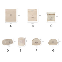 Lot de 7 filets à linge pour machine à laver Sac à linge avec fermeture éclair Sac à linge pour manteaux sensibles Blouse, chaussures Soutien-gorge Chaussettes Vêtements
