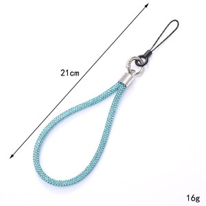 Shiny Diamonds Rope Phone Lanyard Colorful Rainbow Lanyard
