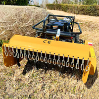 Tondeuse à fléaux chenillée télécommandée économique avec certificat CE EPA pour le travail sur les arbustes
