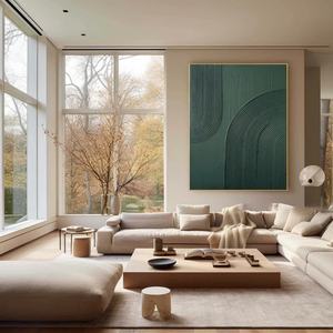 Peinture à l'huile texturée abstraite moderne faite à la main, grande toile 3D minimaliste, nature morte, décoration murale pour la maison - Product Image 5