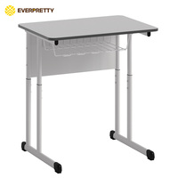 Meubles de classe modernes en gros, acceptant les commandes OEM/ODM, ensemble bureau et chaise pour étudiants réglables en hauteur