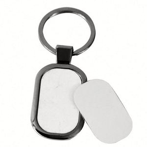 Various <b>Custom</b> Sublimation Keyrings Customized Blank Metal Heart Transfer Printing Keyholder Promotional DIY <b>Keychains</b> - Product Image 2