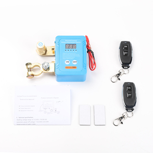 Interruttore di disconnessione della <span class=keywords><strong>batteria</strong></span> antifurto per autoveicoli 12V 2 tasti del <span class=keywords><strong>telecomando</strong></span> nuovo interruttore di controllo per interruttori automatici - Product Image 1