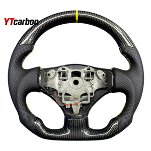 YTcarbon pour <span class=keywords><strong>206</strong></span> CC SW GT pièces automobiles accessoires intérieurs de voiture Style de course <span class=keywords><strong>volant</strong></span> en Fiber de carbone véritable personnalisé - Product Image 3