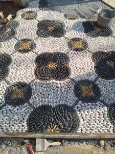 Bán Sỉ Đá Cuội Màu Sọc Hổ Đánh Bóng Bình Thường Tự Nhiên Chất Lượng Cao Trang Trí Sân Vườn Nhà Cửa - Product Image 3