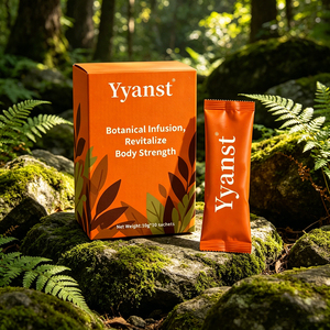 Café en Polvo con Infusión Botánica Yyanst, 10g*10 Sobres, Mezcla Natural de Plantas, Bebida Instantánea Revitalizante Diaria para el Bienestar - Product Image 6