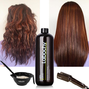 Kit de Tratamiento de <span class=keywords><strong>Keratina</strong></span> Labochy Alisado Profesional <span class=keywords><strong>Keratina</strong></span> Alisante y Suavizante para Todo Tipo de Cabello - Product Image 1