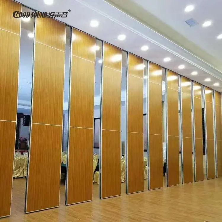 TianGe sürgülü çalışabilen duvar katlama bölümü duvar bölmesi duvar katlama ses geçirmez hareketli bölme paneli