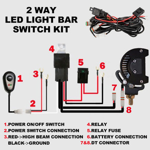 ชุดรีเลย์อัตโนมัติ 12V 40A พร้อมสวิตช์และชุดสายไฟสำหรับการอัพเกรดแบบติดตั้งเพิ่มเติม - Product Image 2