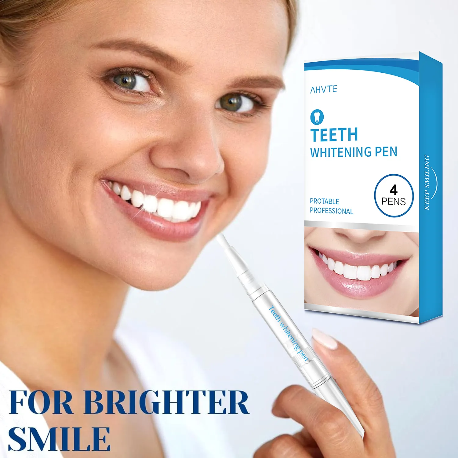 Layanan Desain Eropa kualitas baik HP rendah Gel pemutih gigi Syringe barel ganda pena Gel pemutih gigi