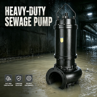 Pompe submersible de découpe pour eaux usées WQ-QG 0,37 kW-55 kW, gamme de puissance complète, anti-colmatage