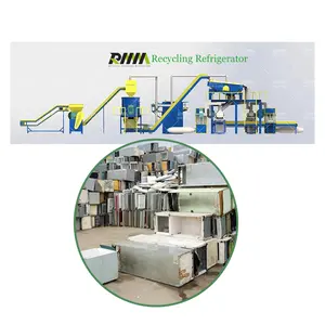 Electronic Waste Crushing And Recycling Line Shredder Fridge Crush Recycling Machine Production line