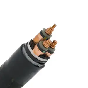¡Buena calidad! Cable de alimentación blindado de acero, aislamiento de cobre XLPE de 25mm /11kv, para hilippines