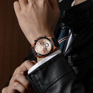 Montre sport pour homme Gohuos 59818 avec affichage de la date, bracelet en silicone, aiguilles lumineuses, montre-bracelet décontractée pour affaires, Relogio Masculino, cadeau pour homme - Product Image 3
