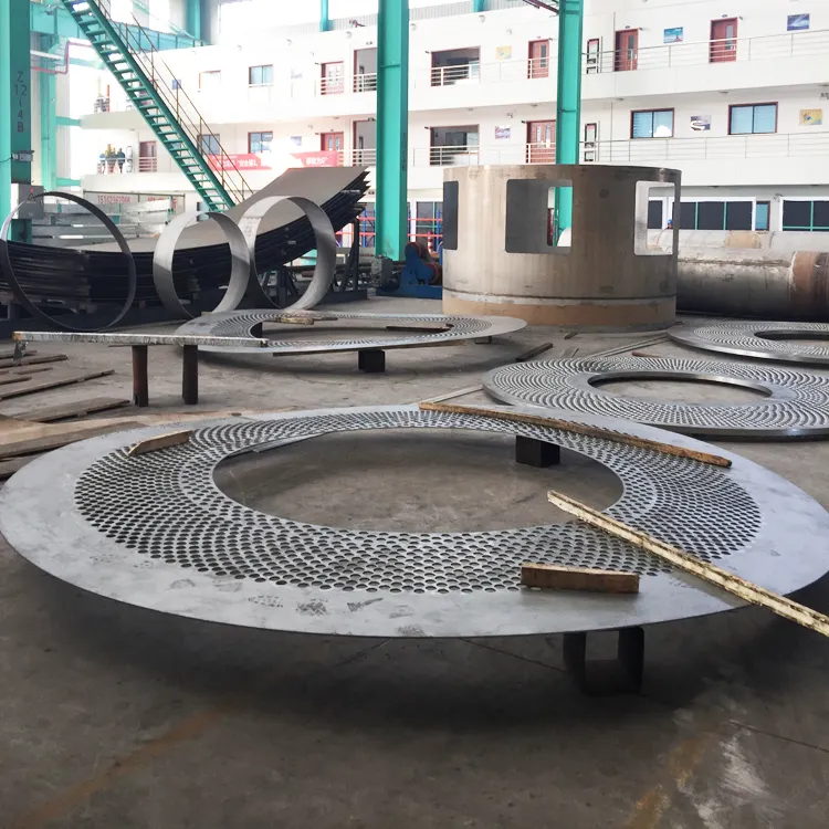 Mild Steel Tube Plate and Stainless Steel Tubesheet CNC Machining Multi Hole Drilling