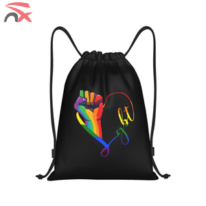 Prix Abordable – Bandeau Sportif LGBT Arc-en-ciel Imprimé Simple Face avec Cordon, Idéal pour les Parades en Extérieur, Pratique et Facile à Transporter - Product Image 2