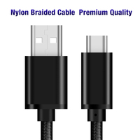 Cable de datos USB tipo C de 1m, 2m, 3m, 2.4A, PVC/TPE/nailon, venta al por mayor