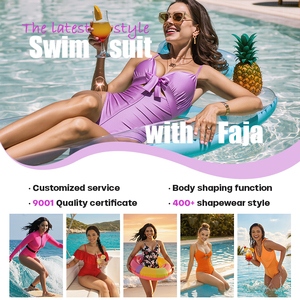 Traje de Baño Deportivo <span class=keywords><strong>Moldeador</strong></span> de Una Pieza Tipo Tanga con Control de Abdomen para Figuras Curvilíneas - Product Image 2