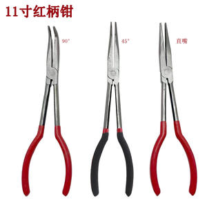 Pince à manche <span class=keywords><strong>rouge</strong></span> de 11 pouces, pince à <span class=keywords><strong>creuset</strong></span> <span class=keywords><strong>rouge</strong></span> fondant les pinces à bol en or - Product Image 5