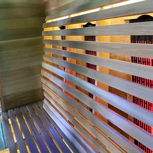 Sauna Esterna Personalizzata per 2 Persone con Terapia a Luce Rossa e Bagno Turco - Product Image 5