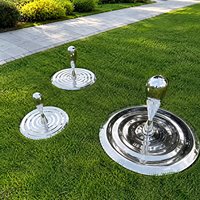 Nuovo Design Lussuoso Scultura a Goccia d'Acqua in Acciaio Inossidabile Lucidato a Specchio, a Forma di Lacrima, per Giardini, Parchi, Hotel, Piazze, Dimensioni Personalizzate OEM