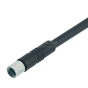 Personalizado impermeable M5 Cable Sensor Cable blindado 3 pines 4 pines en ángulo recto M5 M8 M16 7/8 M23 PVC PUR Cable conectores - Product Image 4