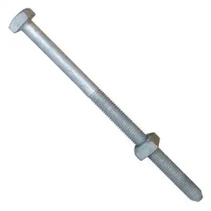 Hoge Kwaliteit Thermisch Verzinkte Koolstofstaal Elektrische Bout En Moer Bevestigingsmiddel Voor Poollijn Hardware Effen Afwerking - Product Image 1