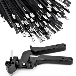 Kabel baja tahan karat Tang Set Cut baja tahan karat Zip Tie Gun Stainless Steel kabel dasi alat