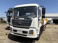 Nouvelle grue télescopique sur camion Dongfeng VR Cummins 210 CV, capacité de 6,3 tonnes, pour forage de poteaux, également disponible en versions 8 et 10 tonnes
