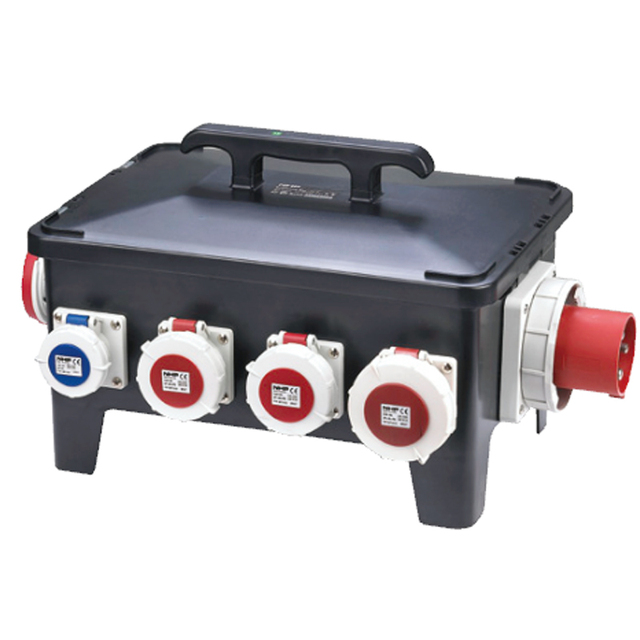 SAIPWELL 125A/63Al Manufacture Removable Waterproof Industrial Electrical Power Distribution Box