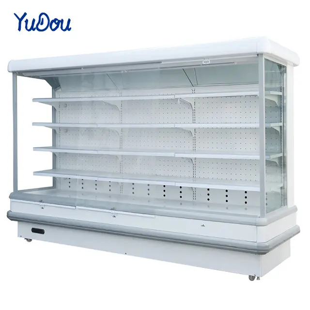 Commercial Multi Deck Showcase/Air Cuitain Display Refrigerator/Vegetable Beverage Cooler/Milk Chiller