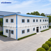 VICDOWEX Bâtiment préfabriqué de type T de luxe, contemporain, avec isolation thermique, ignifuge et résistant à l'humidité pour maison