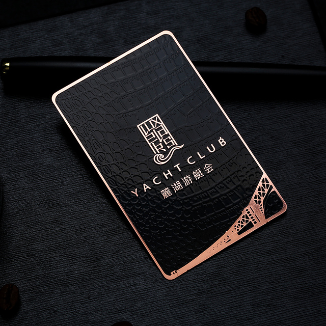 BOYA Custom Stainless Steel Metal Business Cards with UV Digital Printing 80x50mm Size Glossy/Matt Finish Custom Logo
