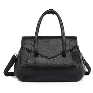 Baellerry Ladies Large Capacity Crossbody Handbag PU Leather Crocodile Print Handbags For Women