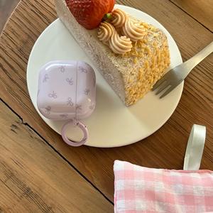 Funda para auriculares AirPods Pro 3, con un lazo estilo ins y anillo, funda protectora completa anticaídas para auriculares. - Product Image 6