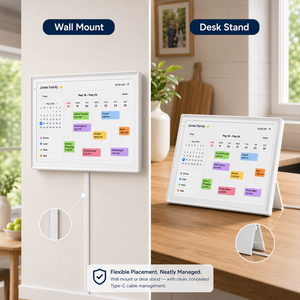Compra al por Mayor: Tablero de Horarios Inteligente con WiFi de 15.6 Pulgadas, Calendario con Interfaz de Usuario Personalizada, Compatible con Logotipo, Sincronización en la Nube Whale Framely, para Empresas y Residencias de Ancianos - Product Image 2