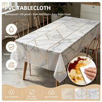 Housse de table à manger imperméable avec options de motifs imprimés décoratifs