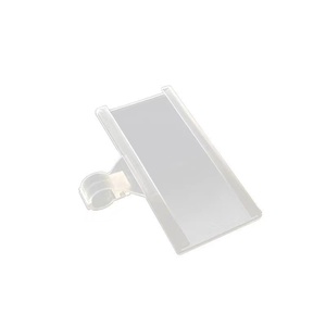 Pvc nhựa Kệ giữ nhãn treo dây hiển thị cho giá thẻ cho kho & siêu thị nguồn cung cấp - Product Image 4